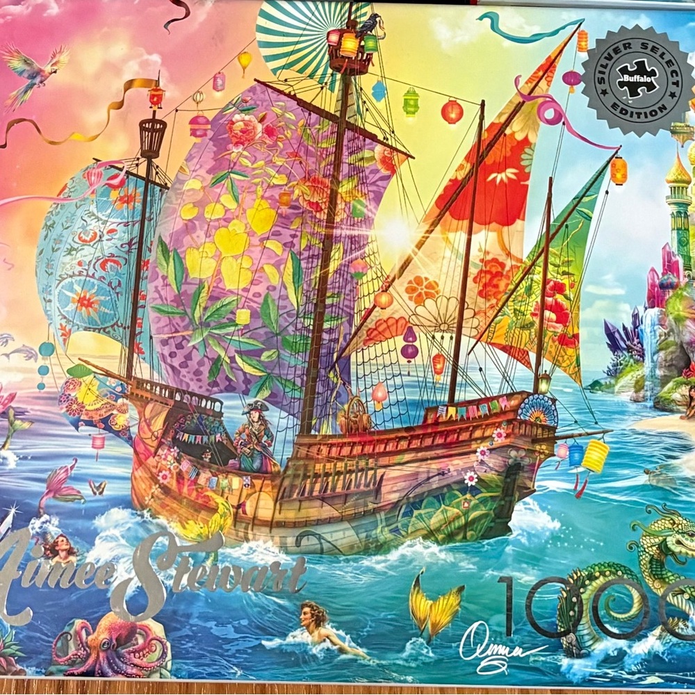 Colorful Pirate Ship Puzzle